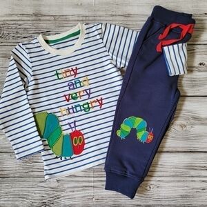 The Very Hungry Caterpillar T-Shirt Pants Outfit Eric Carle Outfit NWT
